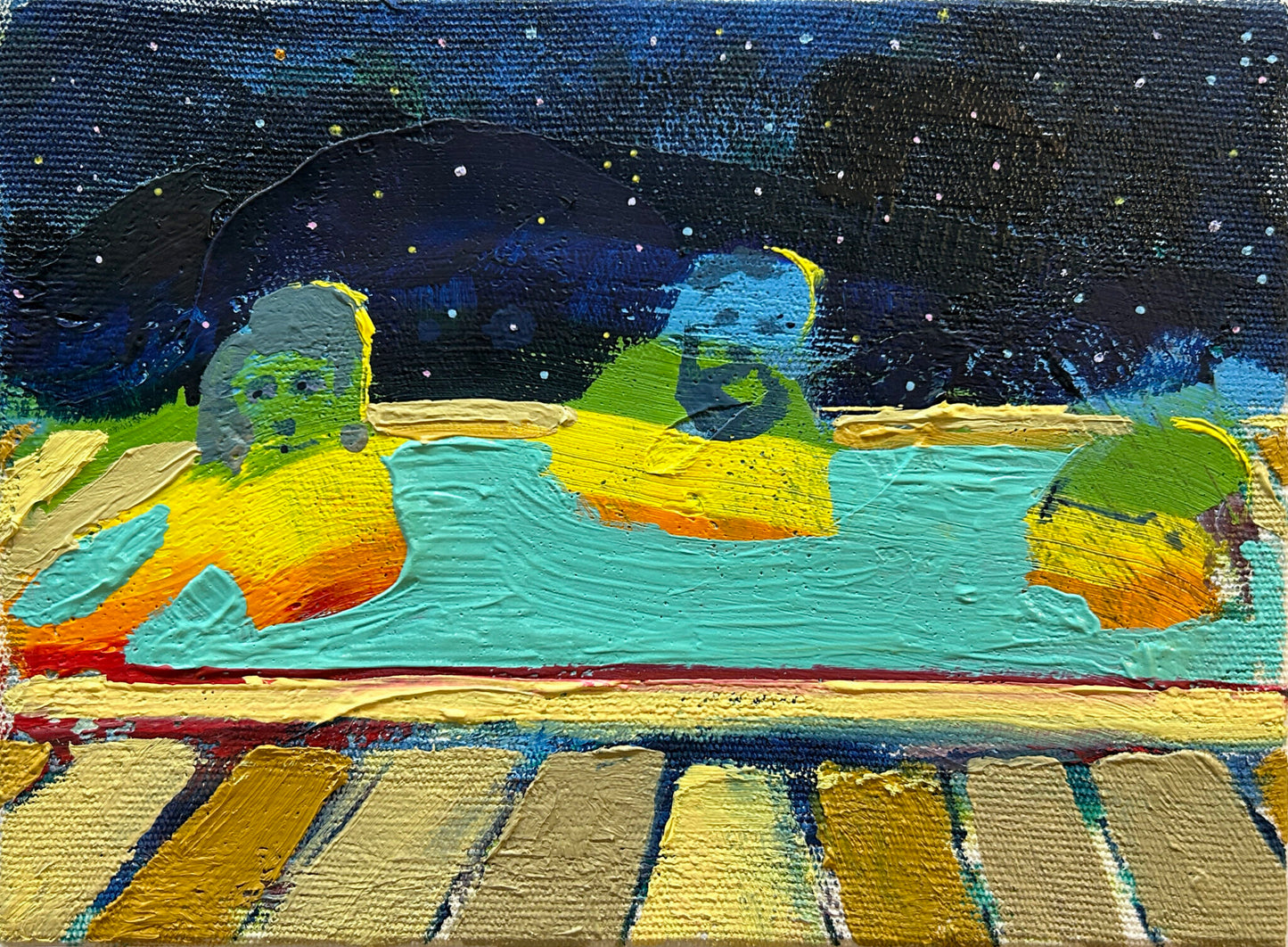 Three Men in a Tub by Andrew Fish