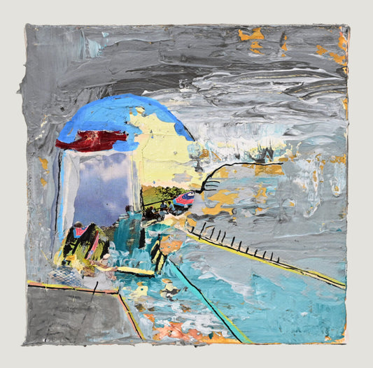 The Sky Pours Down Gray by Etty Yaniv