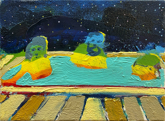 Three Men in a Tub by Andrew Fish